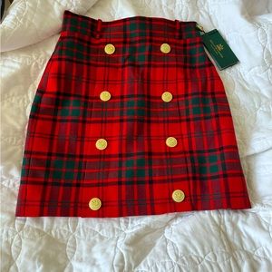 Brand New Plaid Holland Cooper mini Skirt
